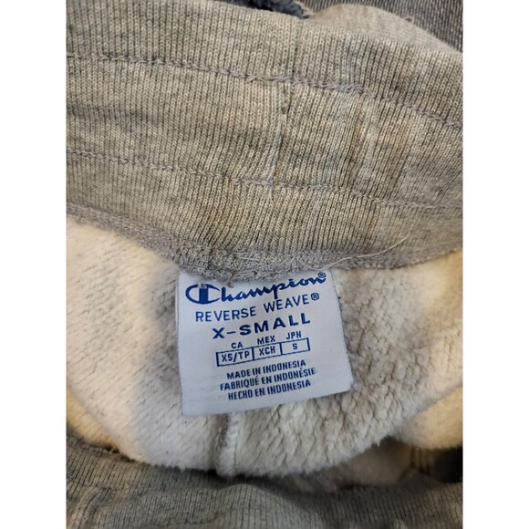 Vintage Champion Reverse-Weave Gray Shorts Women's X-Small XS 90s Gym Workout - Picture 4 of 4